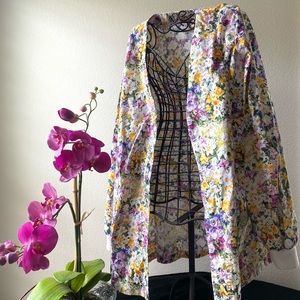 Floral Long Sleeve Jacket